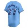 Vladimir Guerrero Jr. Toronto Blue Jays Nike Alternate Limited Player Jersey - Powder Blue - - Detail View