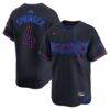 George Springer Toronto Blue Jays Nike 2024 City Connect Limited Player Jersey - Black - Front View