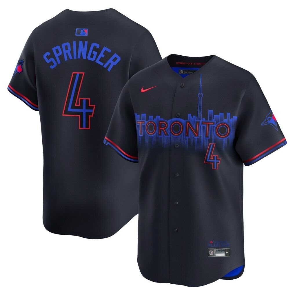 George Springer Toronto Blue Jays Nike 2024 City Connect Limited Player Jersey
