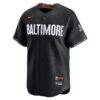 Adley Rutschman Baltimore Orioles Nike City Connect Limited Player Jersey - Black - Side View