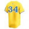 David Ortiz Boston Red Sox Nike City Connect Retired Player Jersey - Gold - Detail View