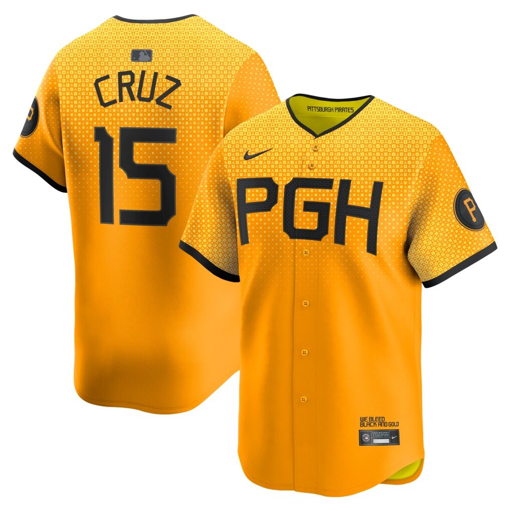 Oneil Cruz Pittsburgh Pirates Nike City Connect Limited Jersey