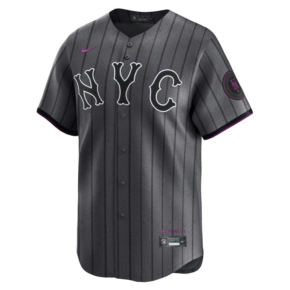 New York Mets Nike 2024 City Connect Limited Jersey - Graphite