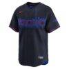 Toronto Blue Jays Nike 2024 City Connect Limited Jersey - Navy - Side View
