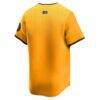 Pittsburgh Pirates Nike City Connect Limited Jersey - Gold - Detail View