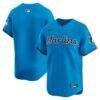 Miami Marlins Nike Limited Jersey - Blue - Front View