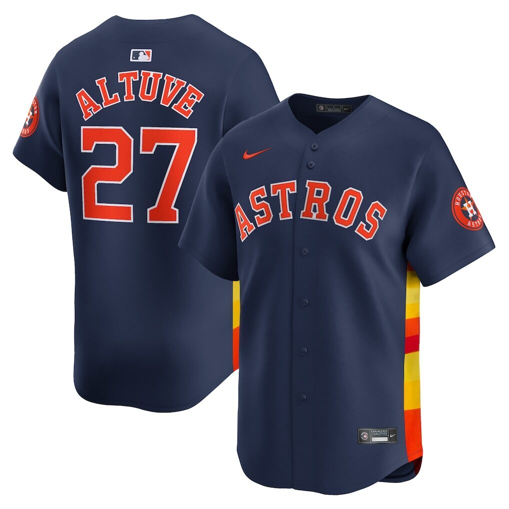 Jose Altuve Houston Astros Nike Alternate Limited Player Jersey