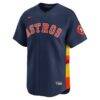 Jose Altuve Houston Astros Nike Alternate Limited Player Jersey - Navy - Side View