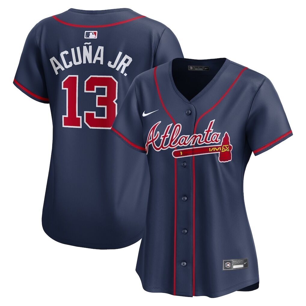 Ronald Acuña Jr. Atlanta Braves Nike Women's Alternate Limited Player Jersey