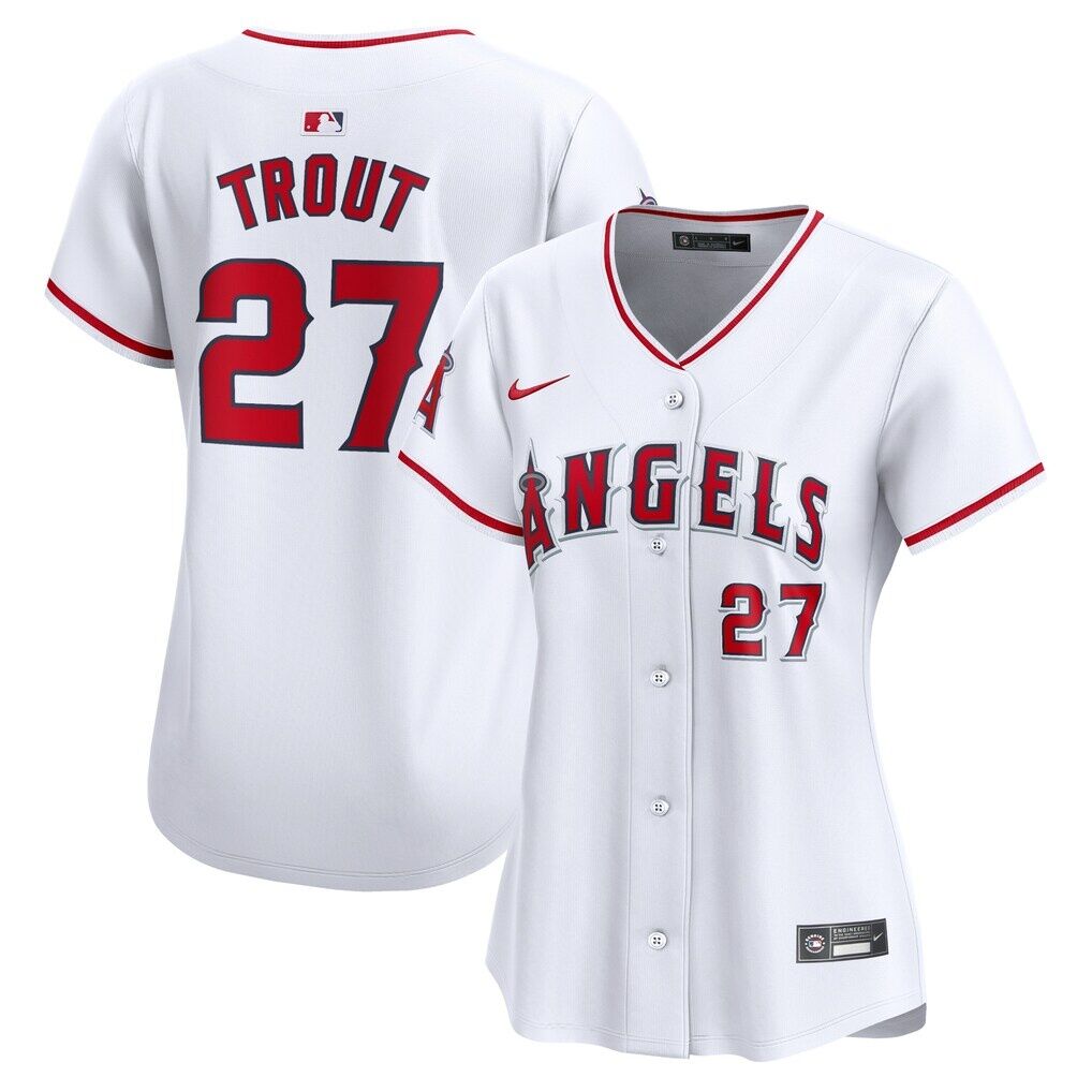 Mike Trout Los Angeles Angels Nike Women’s Home Limited Player Jersey
