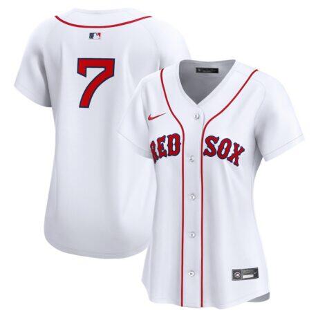 Masataka Yoshida Boston Red Sox Nike Women's Home Limited Player Jersey - White - Front View