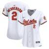 Gunnar Henderson Baltimore Orioles Nike Women's Home Limited Player Jersey - White - Front View