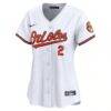 Gunnar Henderson Baltimore Orioles Nike Women's Home Limited Player Jersey - White - Side View