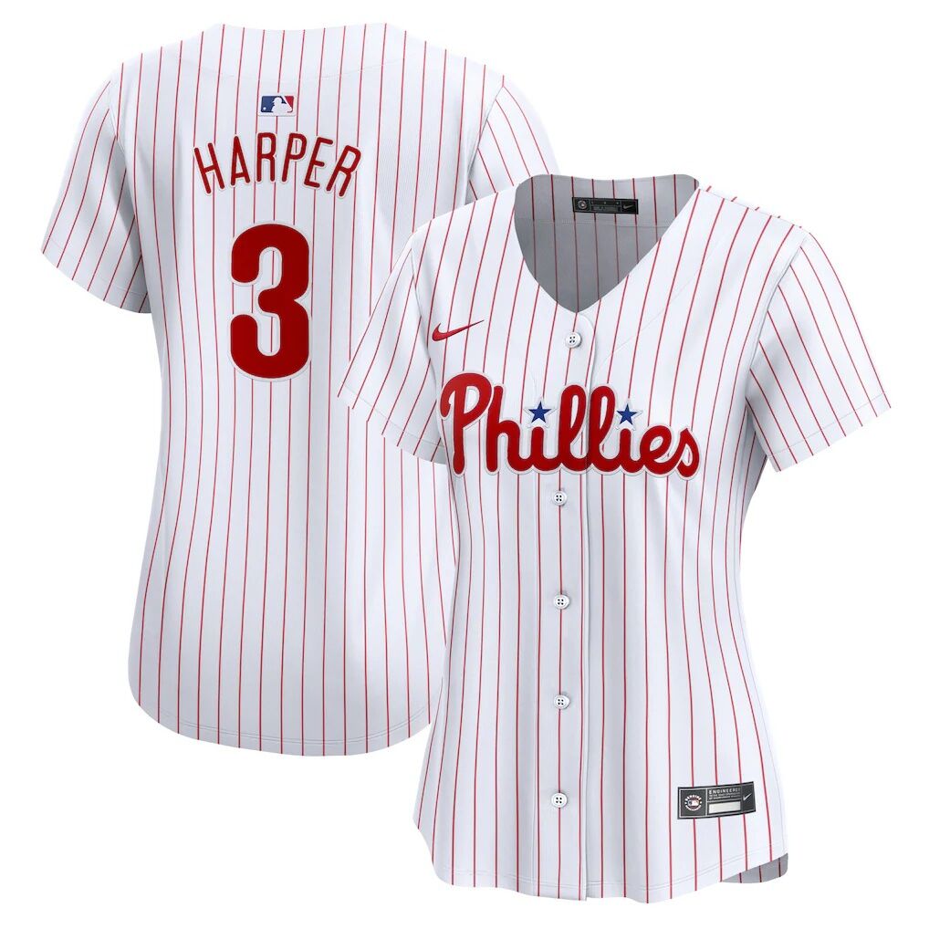 Bryce Harper Philadelphia Phillies Nike Women's Home Limited Player Jersey