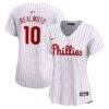 J.T. Realmuto Philadelphia Phillies Nike Women's Home Limited Player Jersey - White - Front View