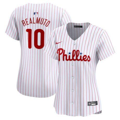 J.T. Realmuto Philadelphia Phillies Nike Women's Home Limited Player Jersey - White - Front View