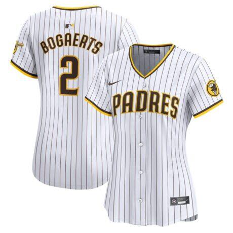 Xander Bogaerts San Diego Padres Nike Women's Home Limited Player Jersey - White - Front View