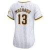 Manny Machado San Diego Padres Nike Women's Home Limited Player Jersey - White - Detail View