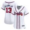 Ronald Acuna Atlanta Braves Nike Women's Home Limited Player Jersey - White - Front View