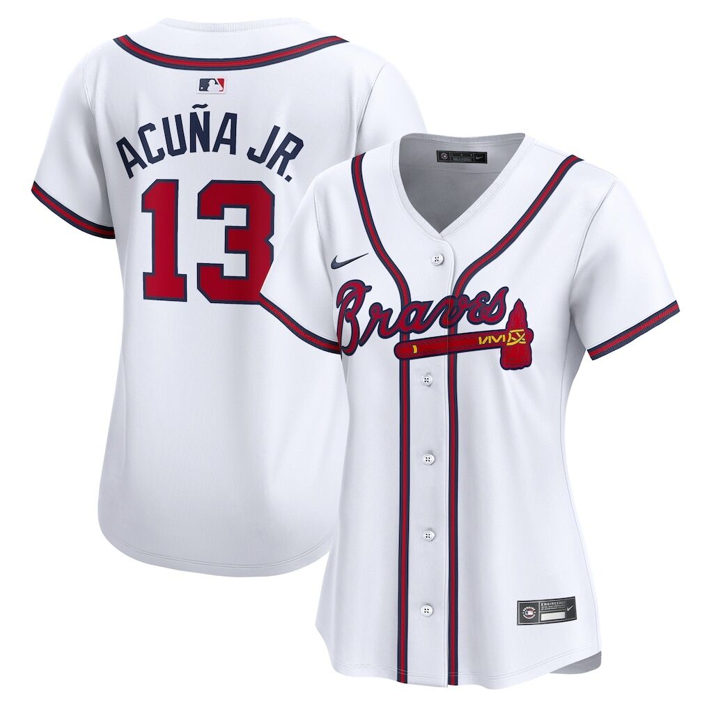 Ronald Acuna Atlanta Braves Nike Women’s Home Limited Player Jersey