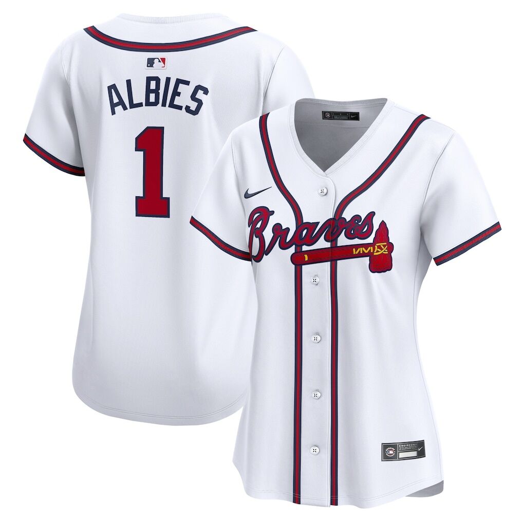 Ozzie Albies Atlanta Braves Nike Women’s Home Limited Player Jersey