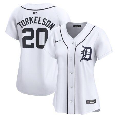 Spencer Torkelson Detroit Tigers Nike Women's Home Limited Player Jersey - White - Front View