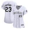 Kris Bryant Colorado Rockies Nike Women's Home Limited Player Jersey - White - Front View