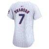 Dansby Swanson Chicago Cubs Nike Women's Home Limited Player Jersey - White - Detail View