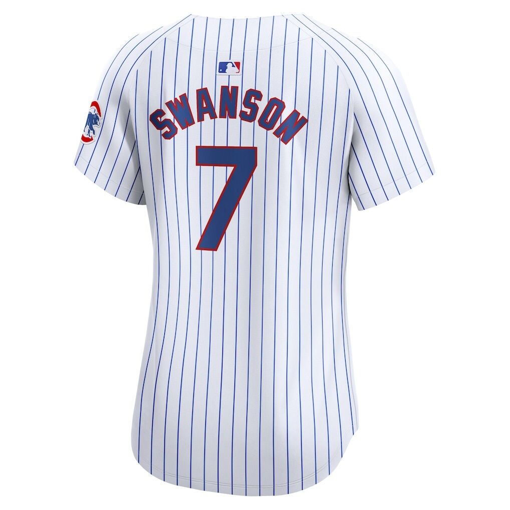 Dansby Swanson Chicago Cubs Nike Women's Home Limited Player Jersey