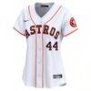 Yordan Alvarez Houston Astros Nike Women's Home Limited Player Jersey - White - Side View
