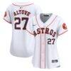 Jose Altuve Houston Astros Nike Women's Home Limited Player Jersey - White - Front View
