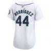 Julio Rodríguez Seattle Mariners Nike Women's Home Limited Player Jersey - White - Detail View