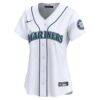 Julio Rodríguez Seattle Mariners Nike Women's Home Limited Player Jersey - White - Side View