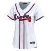 Spencer Strider Atlanta Braves Nike Women's Home Limited Player Jersey - White - Side View