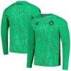 Santos Laguna Charly 2023/24 Training Long Sleeve T-Shirt - Green - Front View