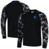 Queretaro FC Charly Raglan Pullover Sweatshirt - Black - Front View