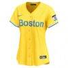 David Ortiz Boston Red Sox Nike Women's City Connect Retired Player Jersey - Gold - Side View