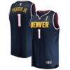 Michael Porter Jr. Denver Nuggets Fashion7 Youth Navy 2023 NBA Finals Champions Fast Break Player Jersey - - Front View