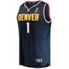 Michael Porter Jr. Denver Nuggets Fashion7 Youth Navy 2023 NBA Finals Champions Fast Break Player Jersey - - Side View