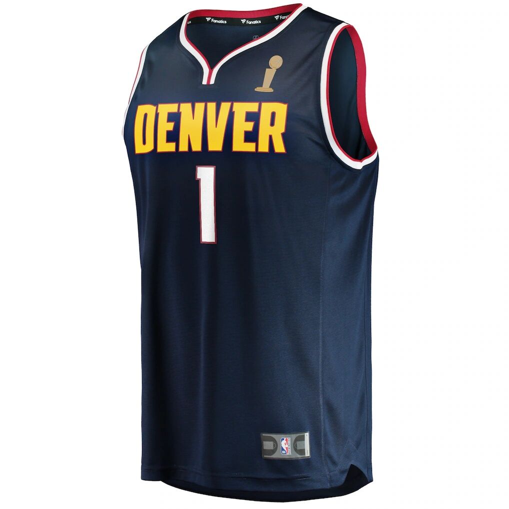 Michael Porter Jr. Denver Nuggets Fashion7 Youth Navy 2023 NBA Finals Champions Fast Break Player Jersey - Icon Edition
