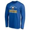 Buffalo Sabres Team Arch Knockout Long Sleeve T-Shirt - - Back View