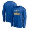 Buffalo Sabres Team Arch Knockout Long Sleeve T-Shirt - - Front View