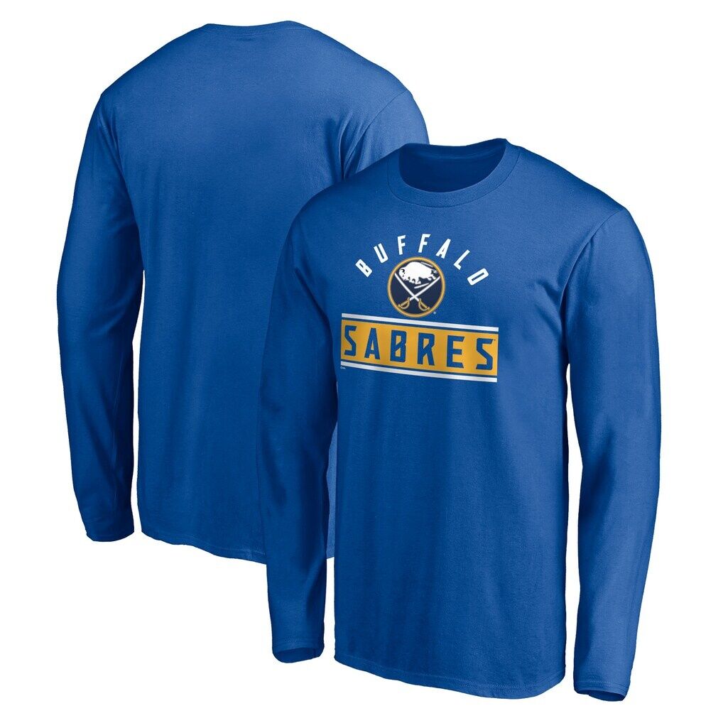 Buffalo Sabres Team Arch Knockout Long Sleeve T-Shirt – Royal