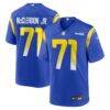 Warren McClendon Jr. Los Angeles Rams Nike Team Game Jersey - - Front View