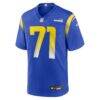 Warren McClendon Jr. Los Angeles Rams Nike Team Game Jersey - - Side View