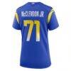 Warren McClendon Jr. Los Angeles Rams Nike Women's Team Game Jersey - - Detail View