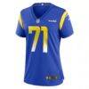 Warren McClendon Jr. Los Angeles Rams Nike Women's Team Game Jersey - - Side View