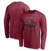 Atlanta United FC Team Arch Knockout Long Sleeve T-Shirt - Red - Front View