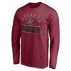 Atlanta United FC Team Arch Knockout Long Sleeve T-Shirt - Red - Side View