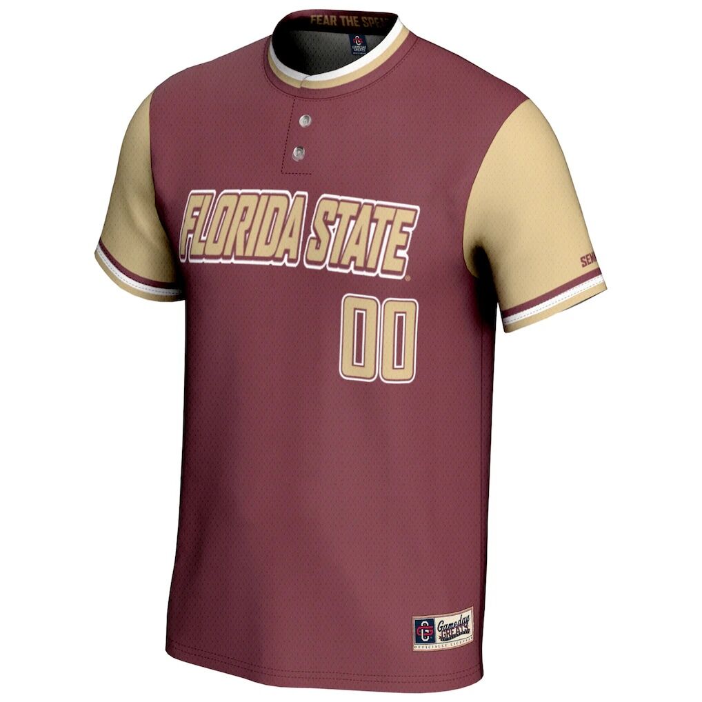 Florida State Seminoles GameDay Greats Unisex NIL Pick-A-Player Lightweight Softball Jersey - Garnet